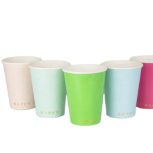 Wholesale customized printing disposable personalized coffee single pe cups